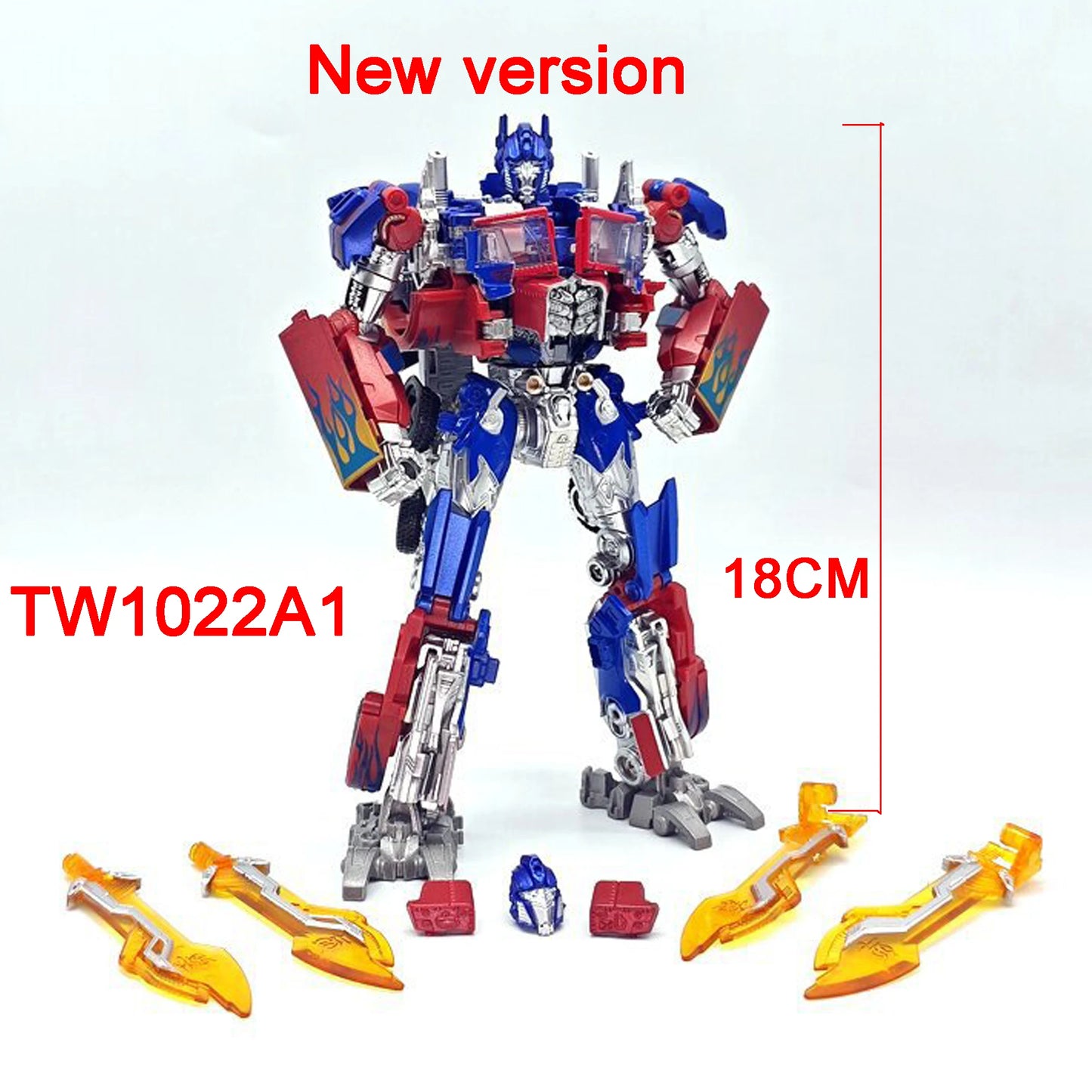 Baiwei Shockwave Transformation Toys – Sentinel Prime TW1024, Ironhide TW1026 & Bumblebee TW1025 Robot Figures TW1028/TW1030