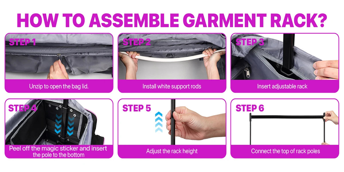 Large-Capacity Business Trolley Travel Bag — Carry-On Luggage with Laptop Compartment, Clothes Drying Rack & Multi-Functional Travel Case