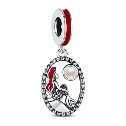 925 Sterling Silver Robot & Sea Turtle Charms Pendant — Moon Bead Bracelet Accessory, DIY Fashion Jewelry Gift for Women