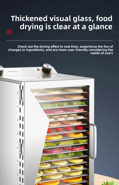 Beef Jerky & Fruit Dehydrator – Air Drying Machine for Snacks, Fruits, Vegetables & Pet Treats