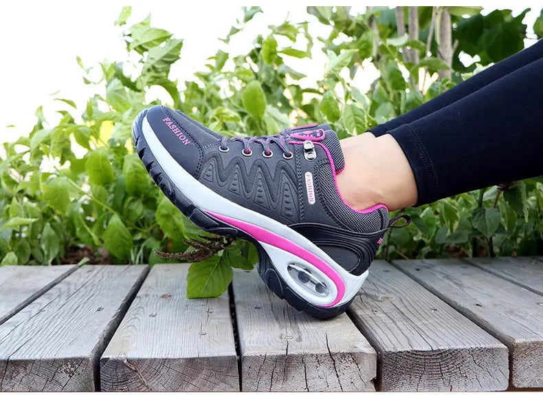 Women’s Sports Shoes – Platform Sneakers, Non-Slip Hiking & Running Shoes, Casual Low Top Footwear for Outdoor Activities