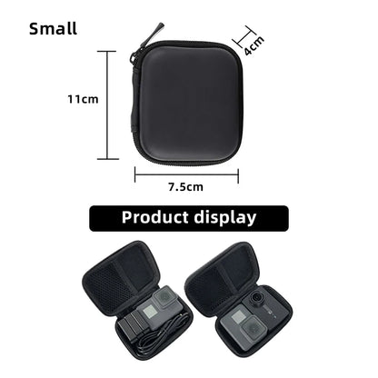 Large Carry Case Storage & Travel Bag for GoPro Hero 13–8, Insta360 X5–X3, DJI Action 5–3, AKASO, SJCAM