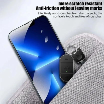 Matte Tempered Glass Screen Protector for iPhone 11-15 Pro Max Plus - Frosted Anti-Glare Protective Film