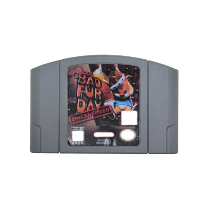 Conker's Bad Fur Day (Uncensored) N64 Game Cartridge – Classic Nintendo 64 Retro Game