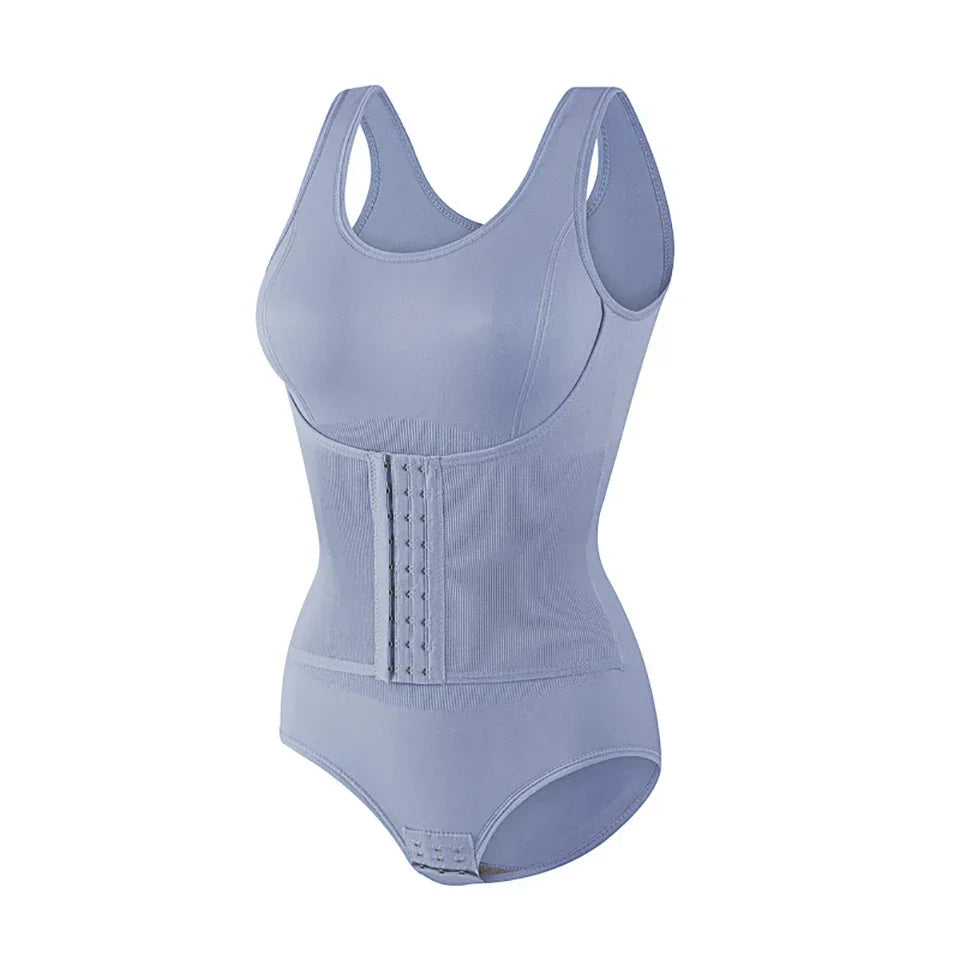 2025 Women’s Zipper Bodysuit Shapewear – Tummy Control Waist Trainer Slimming Corset Top