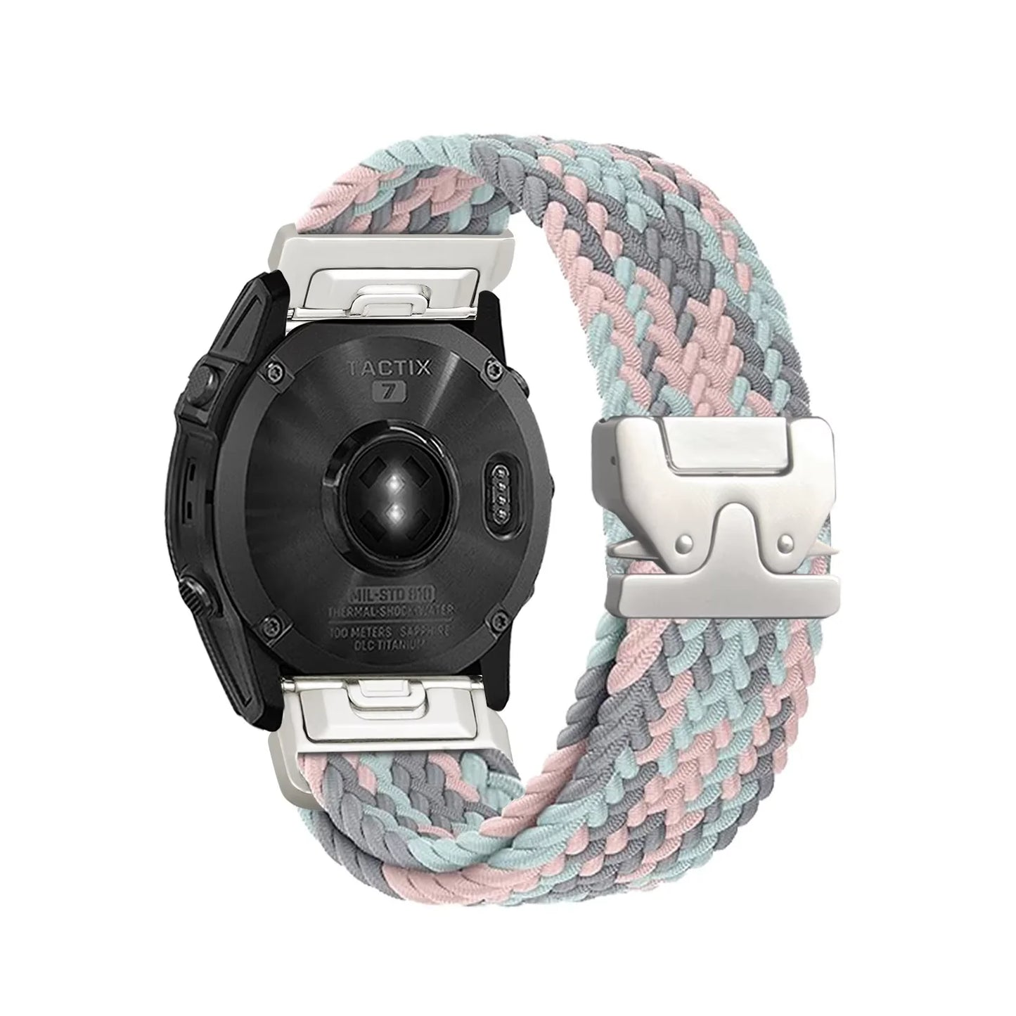 Nylon Quick Fit Watch Strap - 20mm 22mm 26mm Replacement Band for Garmin Fenix, Tactix & Instinct Series