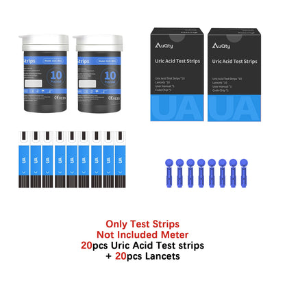 3-in-1 Multifunction Cholesterol, Uric Acid, and Blood Glucose Meter – Diabetes, Gout, and Blood Sugar Monitor with Test Strips