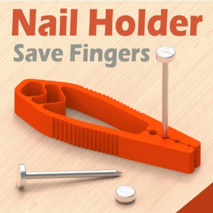 Portable Nail Fixer Tool – Plastic Sliding Joint Pliers for Woodworking, Finger Protection Repair & Maintenance Clamp Tool