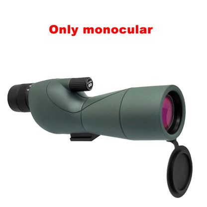 25–75x60 Zoom Spotting Scope – ED Lens Bak4 Prism Monocular Telescope for Bird Watching & Camping