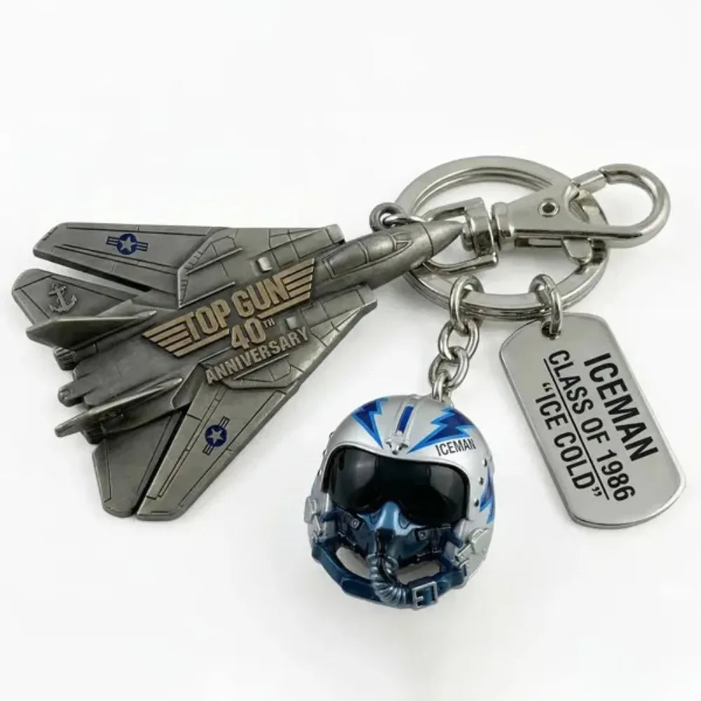 40th Anniversary Pilot Duck Keychain - 2026 Movie Fan Collectible Cosplay Figurine Gift