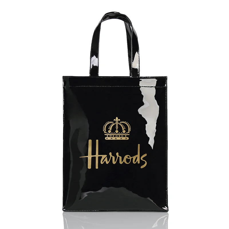 Simple Stylish PVC Reusable Shopping Bag – Luxury Eco-Friendly Waterproof Tote for Summer Beach