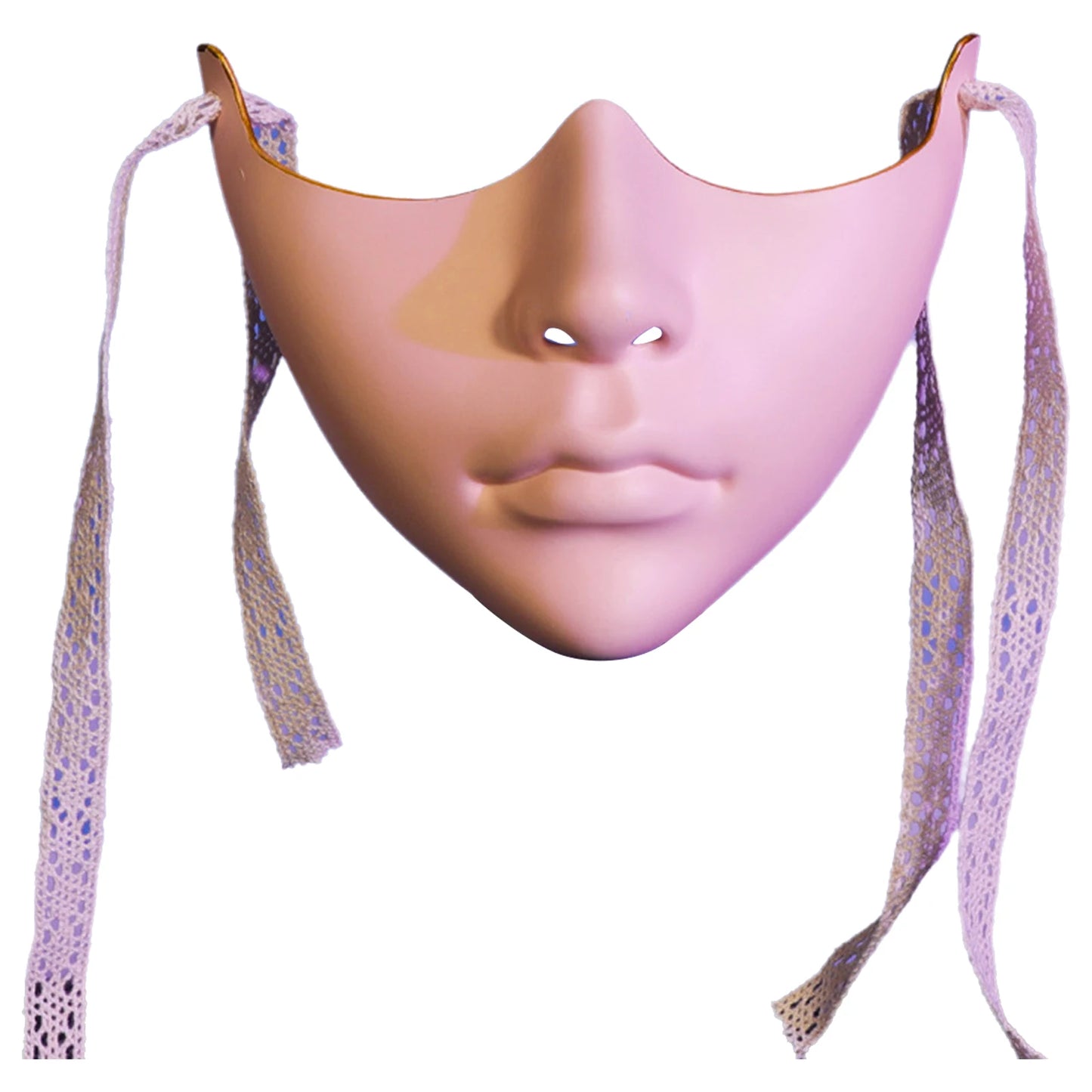 Cyberpunk Mechanical Half Face Mask — Technological Wings Mask for Men & Women, Halloween, Carnival, Dress-Up Props