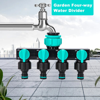 Garden Hose Water Line Splitter - Irrigation System Connector for Agriculture, Gardening and Watering Supplies