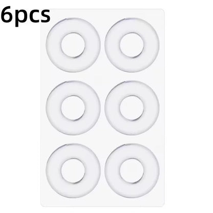 6-Piece Gel Shoe Insoles - Reusable Self-Adhesive Cushions for High Heels, Shock Absorption and Foot Comfort