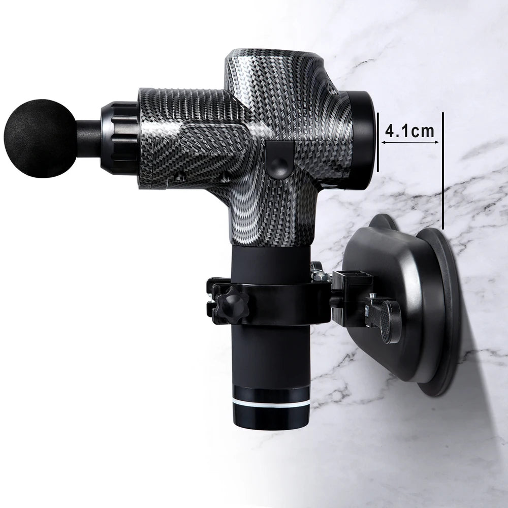 Massage Gun Holder – Suction Cup Fascia Gun Bracket, Hands-Free Massager Partner, No Installation Needed