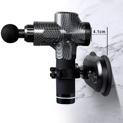 Massage Gun Holder – Suction Cup Fascia Gun Bracket, Hands-Free Massager Partner, No Installation Needed