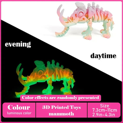 3D Printed Tyrannosaurus Rex Model - Realistic Jointed Movable Dinosaur Figure Toy & Desktop Decoration Gift