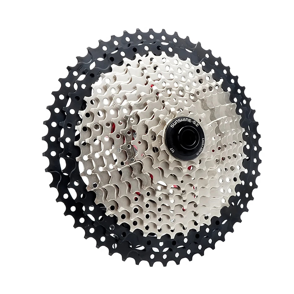 SUNSHINE Bicycle Cassette 8-12 Speed Freewheel - 32T to 52T Sprocket for Shimano/SRAM HG Flywheel