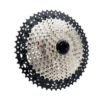 SUNSHINE Bicycle Cassette 8-12 Speed Freewheel - 32T to 52T Sprocket for Shimano/SRAM HG Flywheel