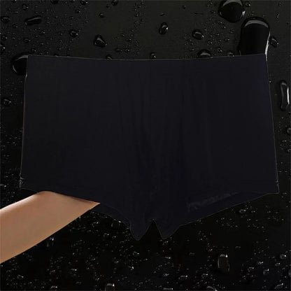 Ultra Thin Ice Silk Boxers - Semi-Transparent Seamless Men’s Trunk Underwear Plus Size