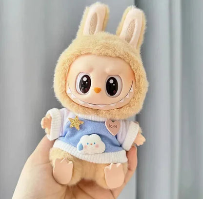 Mini Plush Doll Clothes Outfit – Korea Kpop EXO Labubu V1 V2 Idol Dolls Pit Strip Climbing Suit Gift