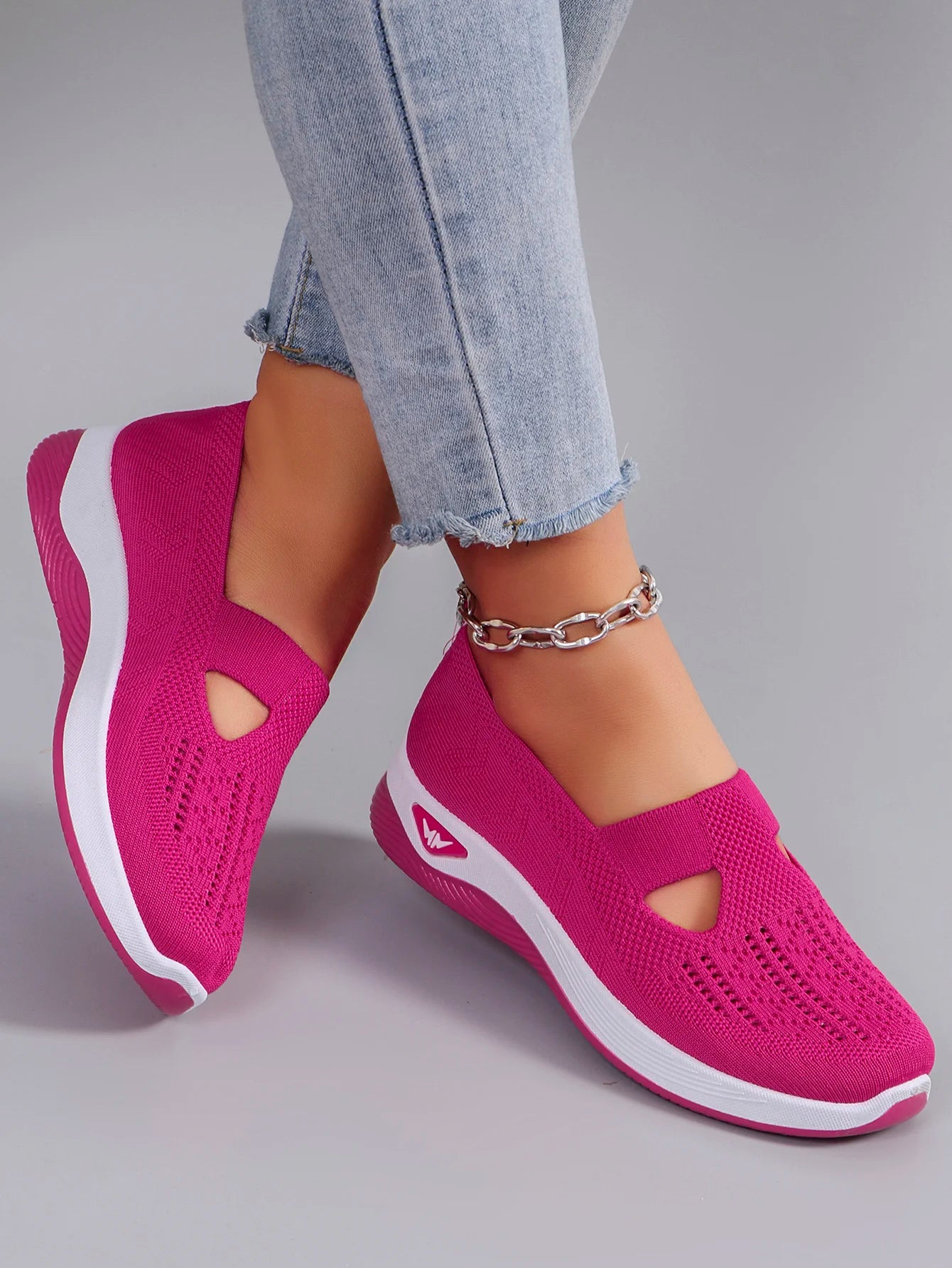 Spring Women's Sports Shoes – Breathable, Lightweight, Non-Slip, Wear-Resistant Casual Sneakers