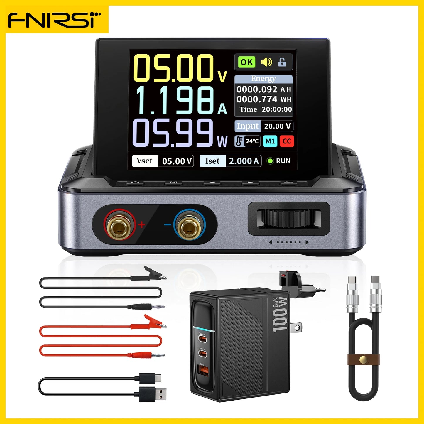 FNIRSI DPS-150 Mini Laboratory DC Power Supply — Adjustable 30V 5A Digital Display CNC Regulator
