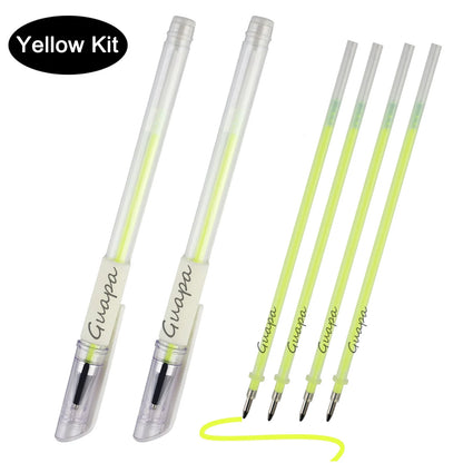2PCS Eyebrow Marker Pen Set - Microblading Scribe Tools for Permanent Makeup, Tattoo Mapping & Beauty Preparation