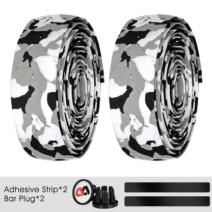 WEST BIKING EVA High Tenacity Handlebar Tape — Shock Absorbing Adhesive Bar Tape with Holes for Road Bikes