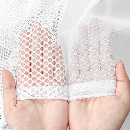 Reusable Zipper Laundry Bag for Washing Machine – Coarse Mesh Organizer for Lingerie, Shoes, Bras & Clothes
