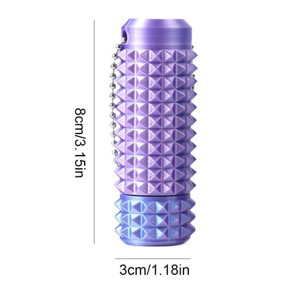 Little Ouchies Mini Spiky Fidget Keychain – Pocket Stress Relief Stim Toy for Anxiety, Venting & Positive Gift Idea