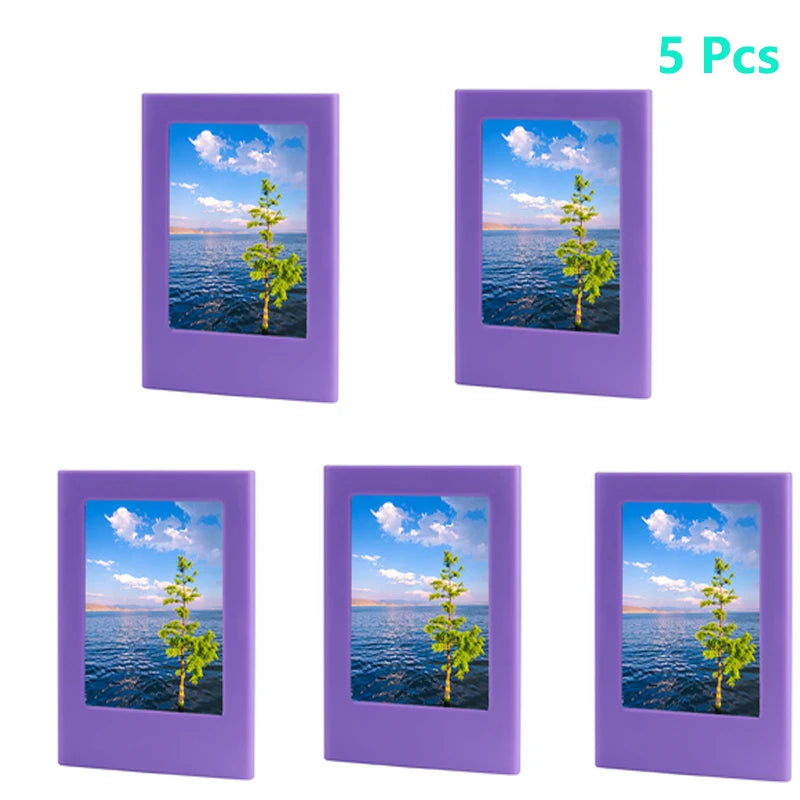 3-Inch Magnetic Photo Frames for Fujifilm Instax Mini – Compatible with Mini 12/11/Evo/40/7+/25/90/99/SE/Link2/3 Film