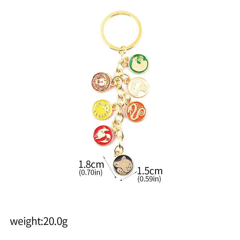 Seven Deadly Sins Escanor Rhitta Axe Keychain - Divine Axe Bottle Opener Keyring Anime Gift Accessory