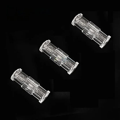 Leak-Proof Double Helix Luer Lock Adapter — Sterile Transparent Syringe Connector, 10–100PCS
