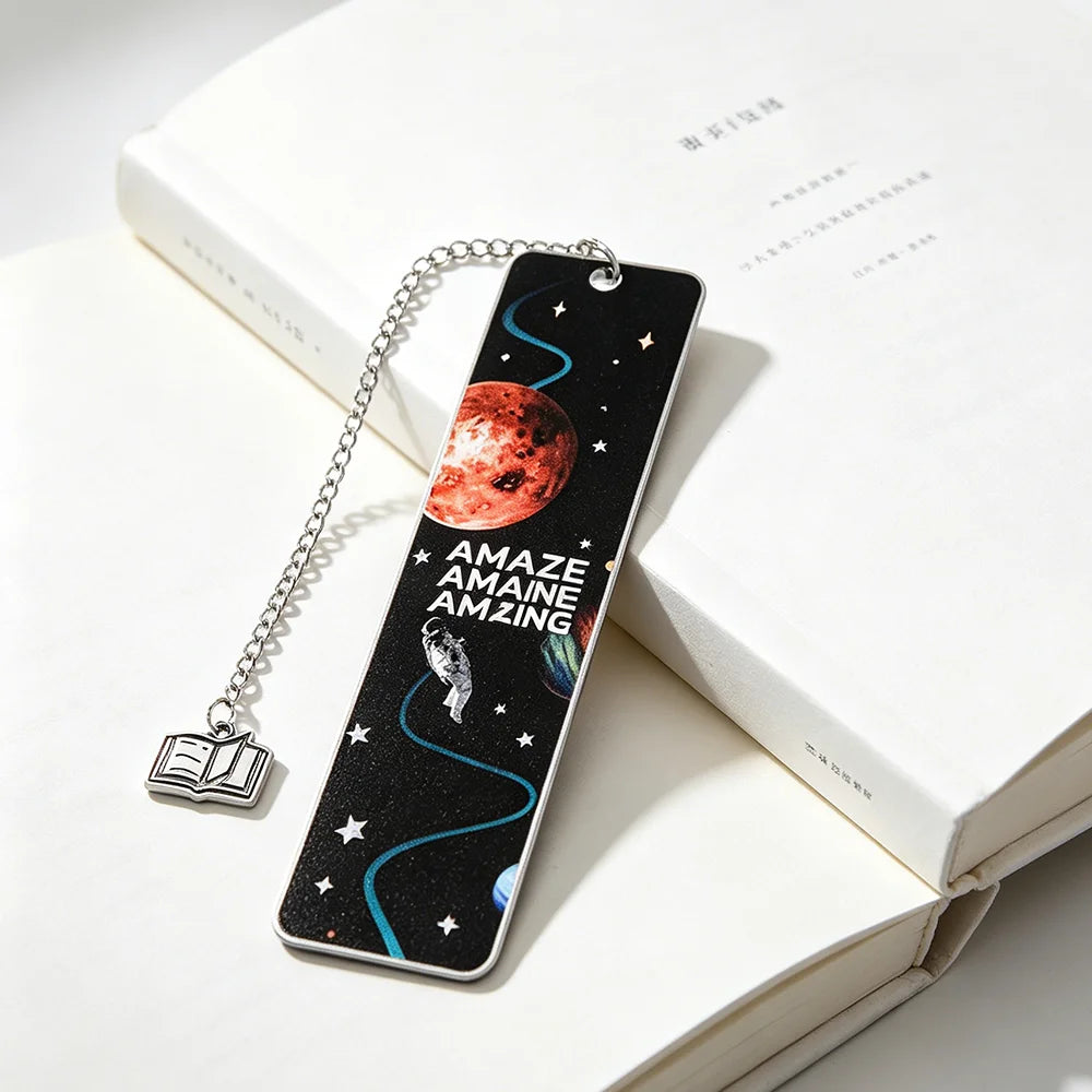 Project Hail Mary Double-Sided Bookmark - Sci-Fi Movie Collectible and Reading Accessory Gift for Book Lovers