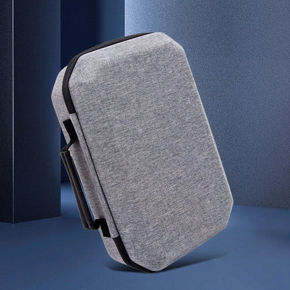 Waterproof Hard Carry Case with Lens Cover: Travel & Home Storage Bag for Meta Quest 3 VR Headset & Game Controller - Mesh Pocket