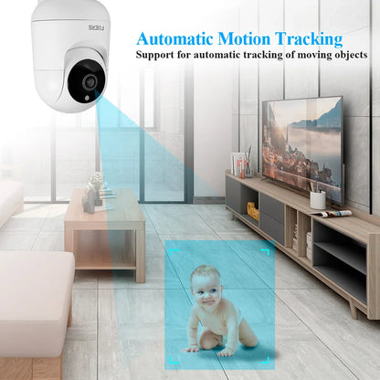 FUERS 4K 8MP WiFi Pet & Baby Security Camera – Wireless Tuya Smart Home Mini Surveillance IP Cam