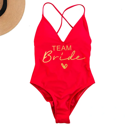 Women's Padded One Piece Swimsuit - Sexy Plus Size Beachwear Bathing Suit for Summer & Bachelorette Parties