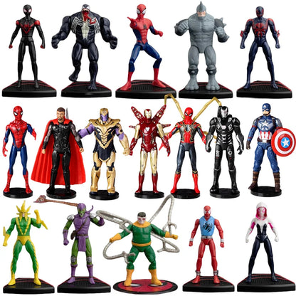 ZD Toys Avengers Legends Action Figures – Iron Man, Spider-Man, Thor, Captain America, Thanos, Hulk, War Machine Gift Set