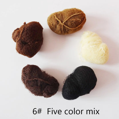 Five-Color Nylon Hairnets – Soft Elastic Invisible Hair Nets, 20PCS/50PCS Sample Pack