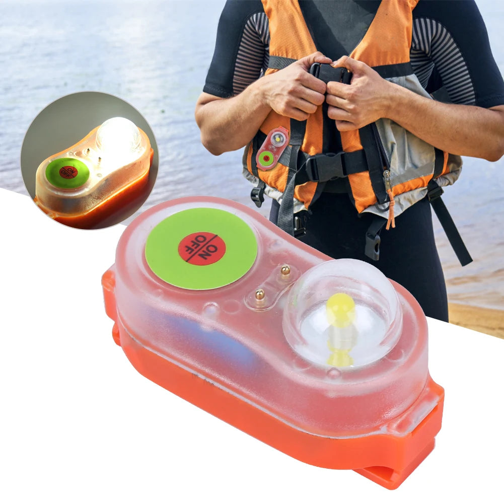 LED Lithium Seawater Life Jacket Light – Self-Lighting, 30g Life-saving Light for Adults & Children, Outdoor Life Vest Accessory