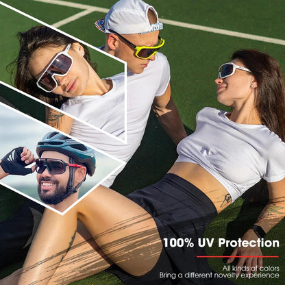 2 Packs Photochromic Cycling Sunglasses – MTB Goggles for Men and Women, Ideal for Mountain Biking and Sports Eyewear