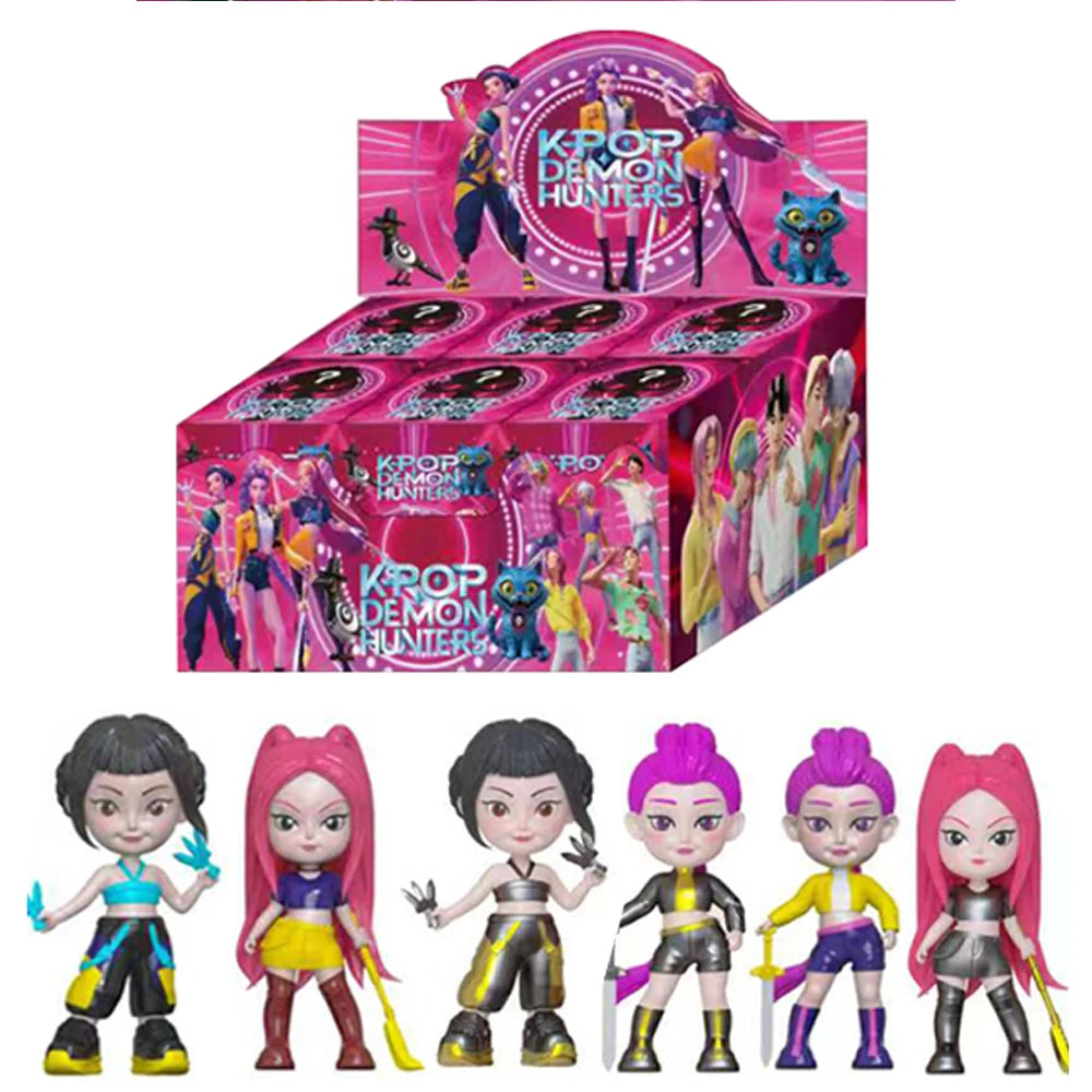2025 KPop Devil Hunter Blind Box Vinyl Toy — Rumi Mira Zoi Anime Character Collectible Doll & Birthday Gift
