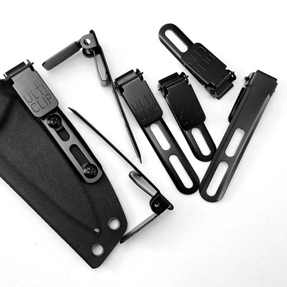 Stainless Steel Ulticlip Waist Clip – Knife Sheath Belt Clip for Kydex DIY EDC Holster Accessories & Replacement Parts