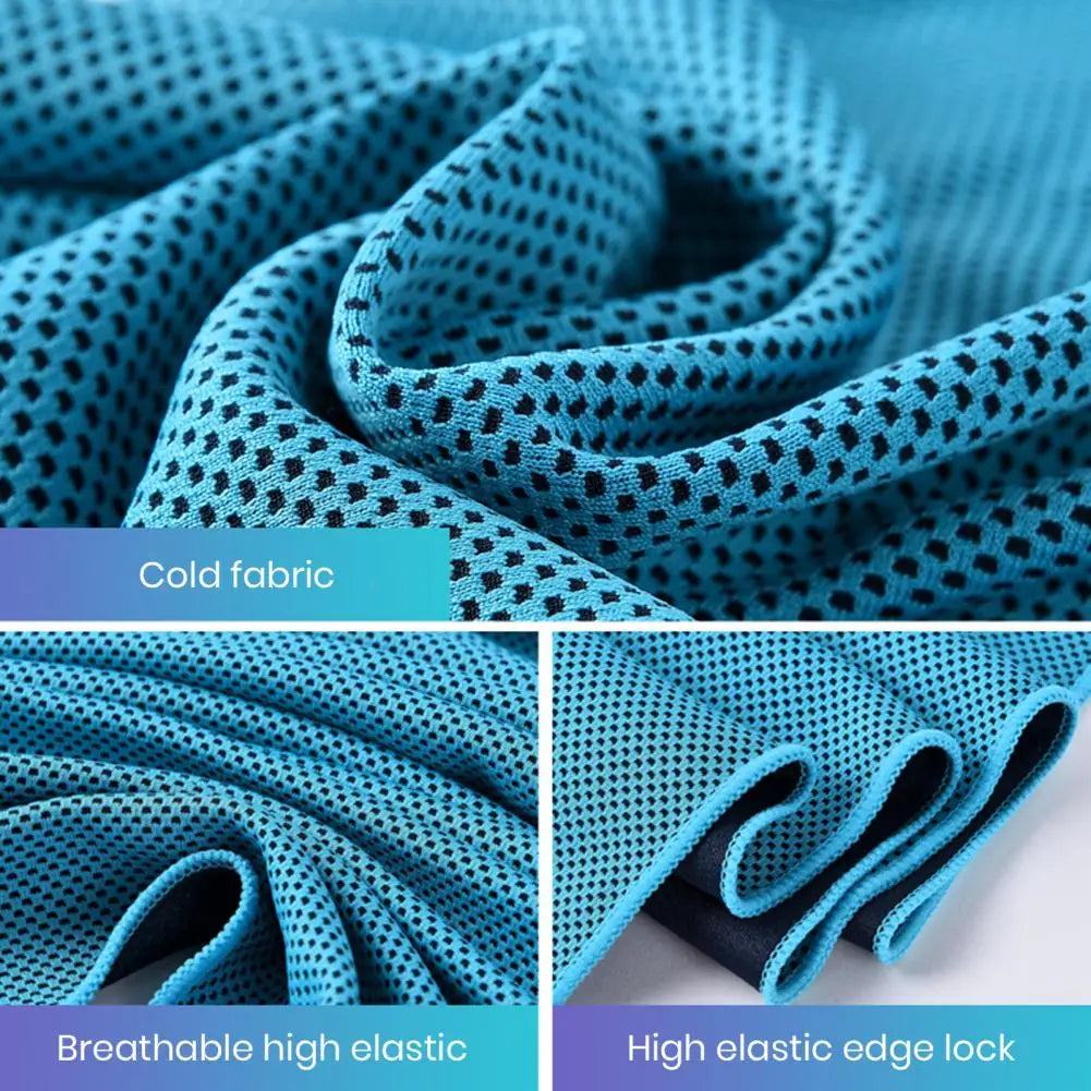 Instant Cooling Sports Towel – Quick-Dry Sweat-Absorbent Gym, Yoga & Workout Fitness Towel