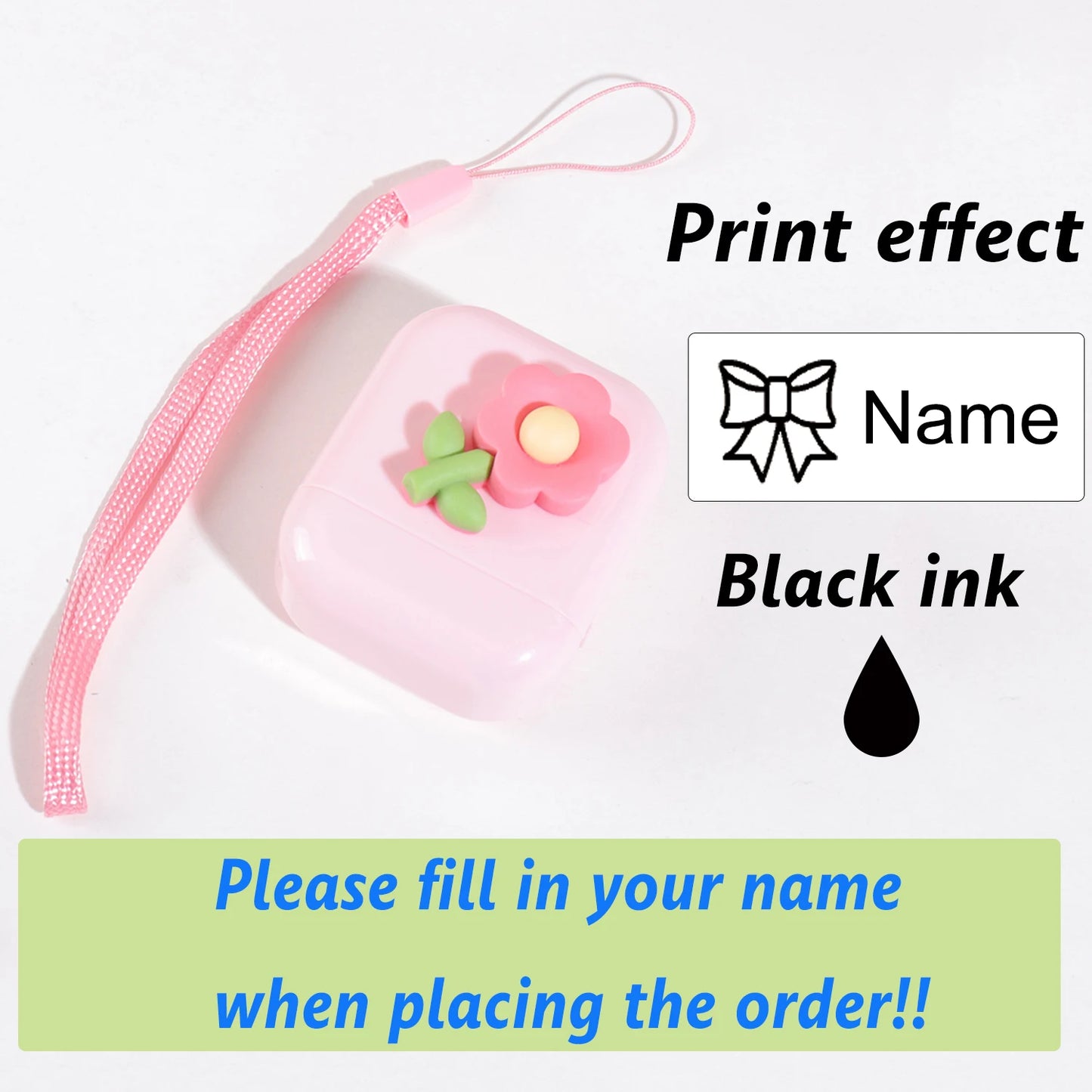 Custom Kids Name Stamp - Personalized Waterproof Clothing Label & Signature Seal