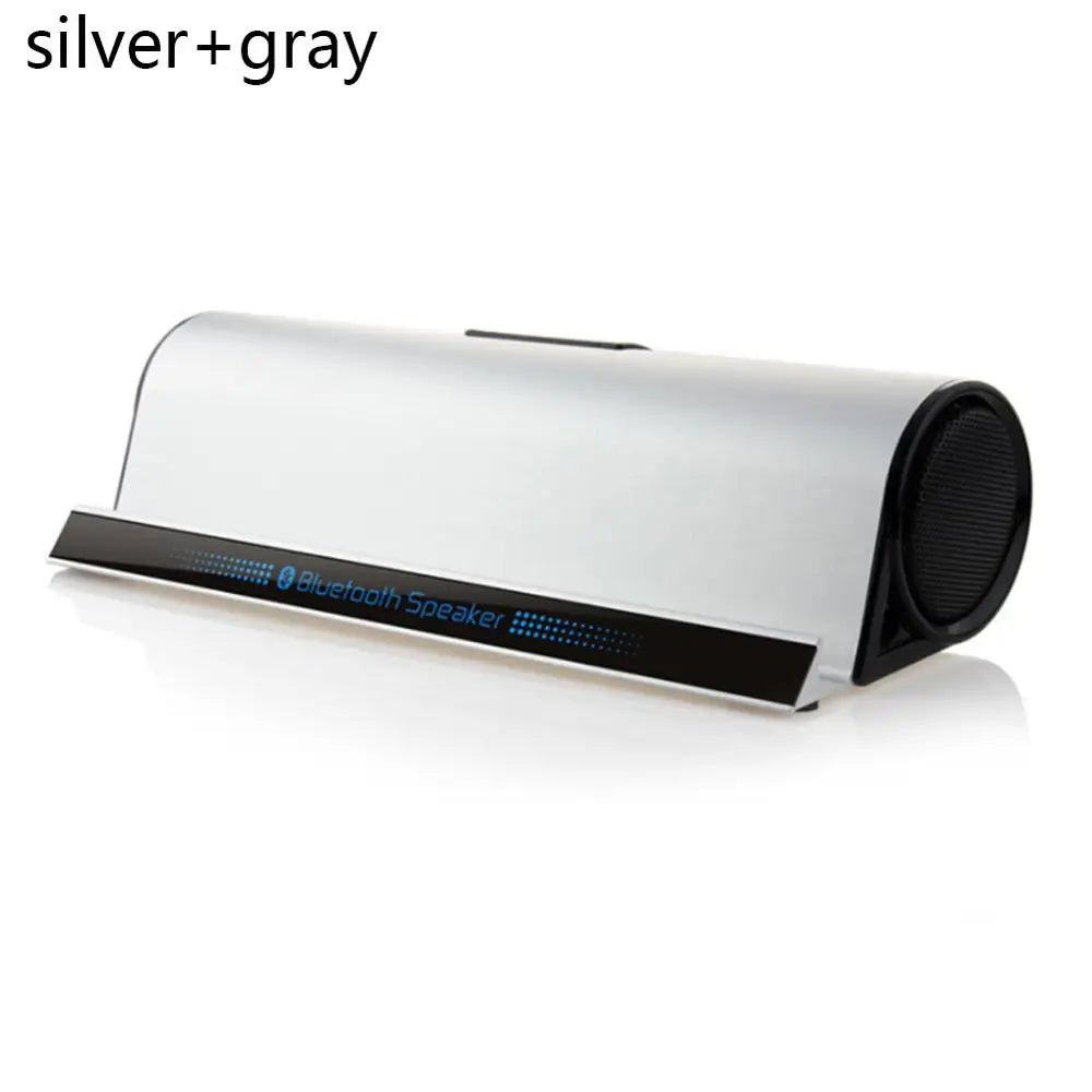 Phone & Tablet Stand with Bluetooth Speaker - Portable Bass Stereo Soundbar for iPad and Mobile Devices