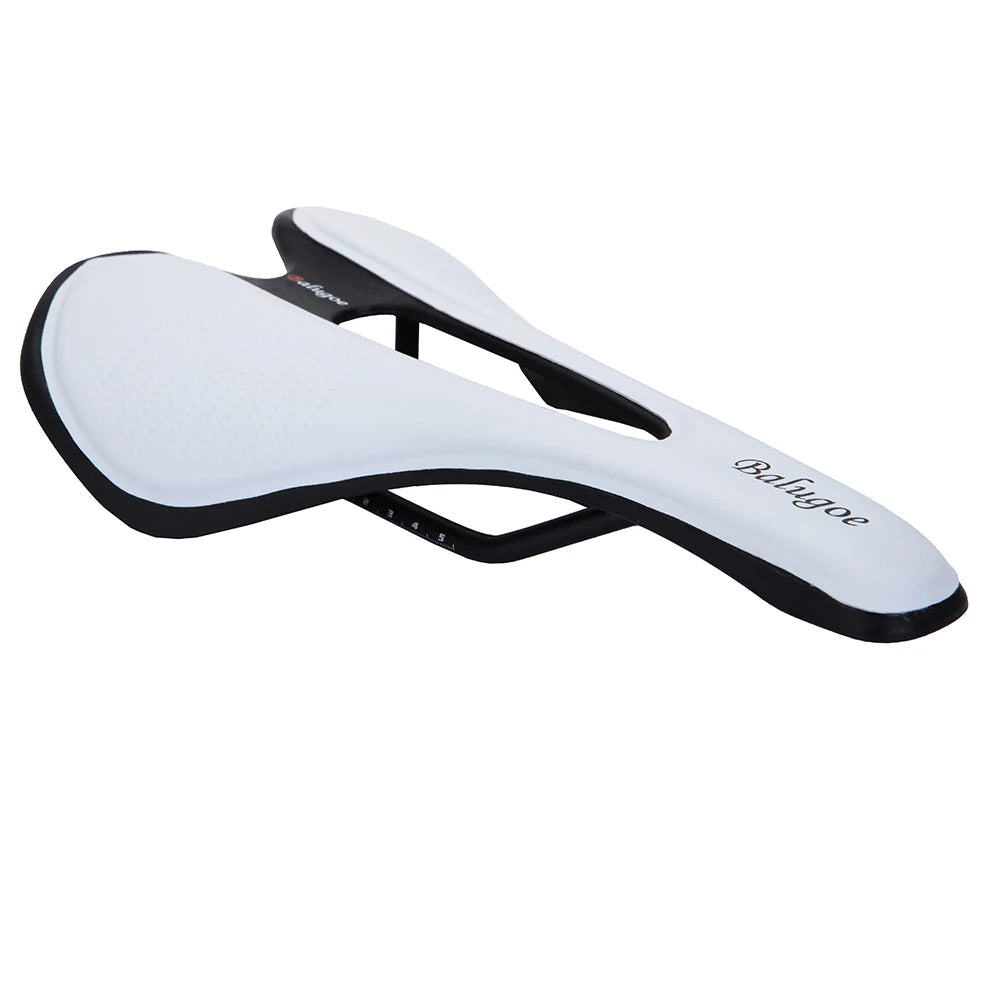 MTB Bike Saddle - PU Leather Gel-Filled Shockproof Comfort Seat for Mountain & Road Bicycles