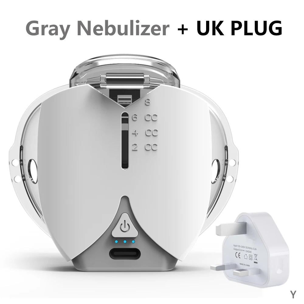 Mini Portable Silent Handheld Nebulizer – Ultrasonic Medical-Grade Inhaler for Babies, Kids & Adults with Cough or Asthma