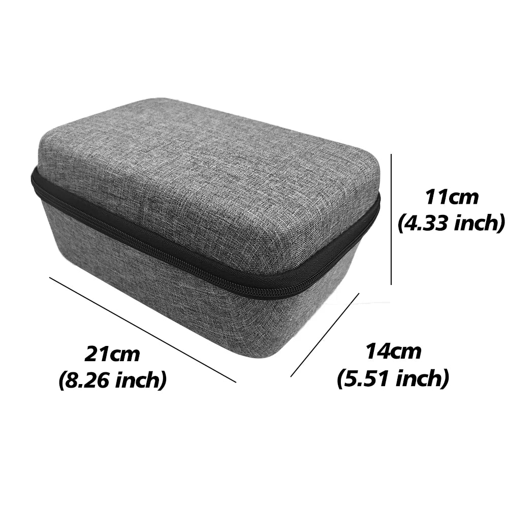 Portable Protective Case for Projector, Fits HY300, HY300Pro, HY320Mini, Smart Bluetooth Speaker, with Handle for Easy Carrying